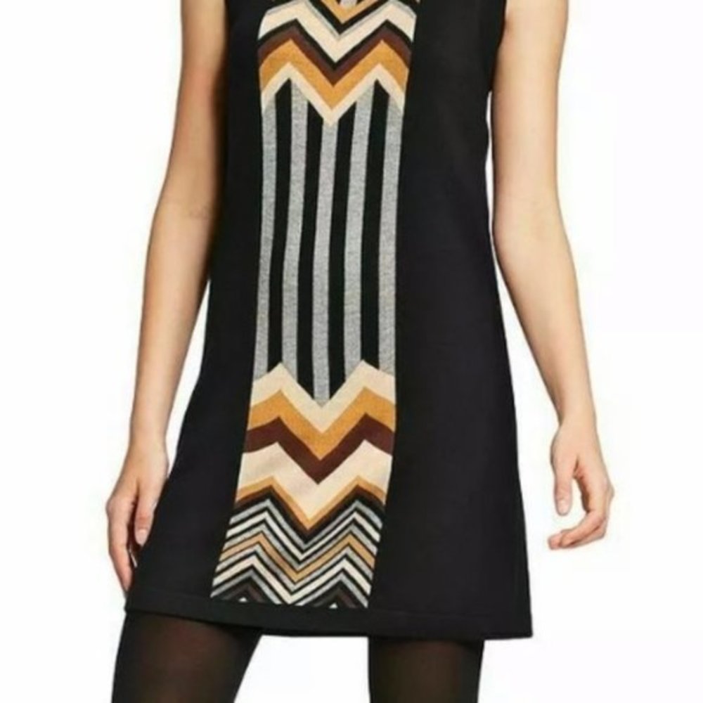 Missoni Target Zig Zag Patchwork Sweater Dress (XS)